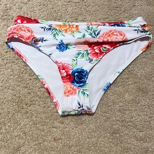 Floral swim bottoms